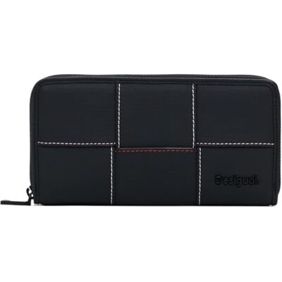 Desigual Cartera trenzada pespuntes Desigual Cartera trenzada pespuntes