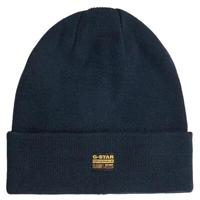 G-STAR Effo Long Beanie, Azul (Salute -E149-C742), Talla única G-STAR Effo Long Beanie, Azul (Salute -E149-C742), Talla única