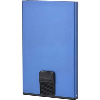 Samsonite ALU Fit, Tarjeta de Crédito de Aluminio con Protección RFID Y NFC, Billetera Inteligente, Espacio para hasta 6 Tarjetas, 10,2 cm, Azul (Azul Verdadero) Samsonite ALU Fit, Tarjeta de Crédito de Aluminio con Protección RFID Y NFC, Billetera Inteligente, Espacio para hasta 6 Tarjetas, 10,2 cm, Azul (Azul Verdadero)