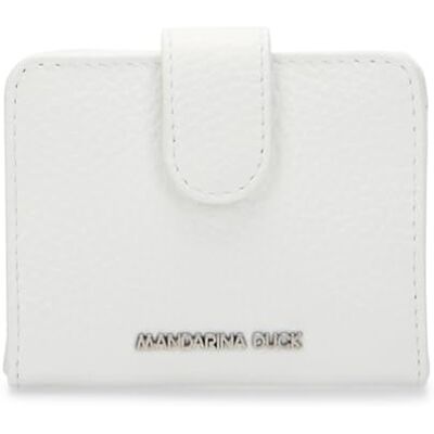 Mandarina Duck Mellow Leather Wallet, Accesorios de Viaje Cartera para Mujer, Talla única, Blanco, Talla única Mandarina Duck Mellow Leather Wallet, Accesorios de Viaje Cartera para Mujer, Talla única, Blanco, Talla única