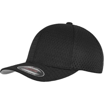 Flexfit Gorra de Malla atlética Unisex, Negro, Talla única Flexfit Gorra de Malla atlética Unisex, Negro, Talla única
