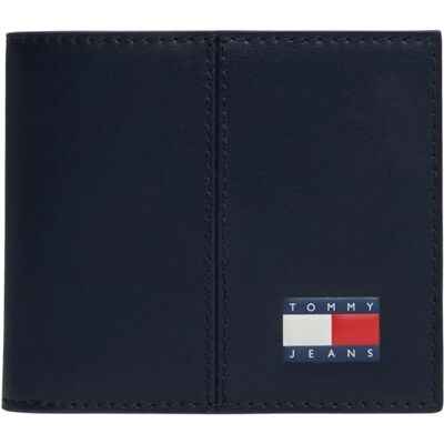 Tommy Jeans TJM Heritage CC AM0AM14281 Cartera Plegable para Hombre, Color Azul Marino (Noche Oscura), Talla única Tommy Jeans TJM Heritage CC AM0AM14281 Cartera Plegable para Hombre, Color Azul Marino (Noche Oscura), Talla única