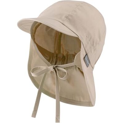 Sterntaler Gorro Unisex para niños, con protección para el Cuello, Color Beige, Normal, Beige, 49 Sterntaler Gorro Unisex para niños, con protección para el Cuello, Color Beige, Normal, Beige, 49