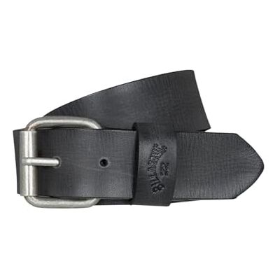 BILLABONG Current Leather Belt Cinturón, Negro, S/M para Hombre BILLABONG Current Leather Belt Cinturón, Negro, S/M para Hombre