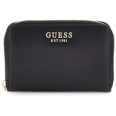 GUESS SWVC8500140BLA Laurel SLG Medium Zip Around Bolsa, Mujer, Black, Talla única GUESS SWVC8500140BLA Laurel SLG Medium Zip Around Bolsa, Mujer, Black, Talla única