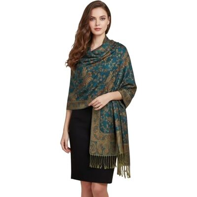 Paskmlna ® Reversible de cachemira Pashmina chal Wrap elegante colores - Paskmlna ® Reversible de cachemira Pashmina chal Wrap elegante colores -
