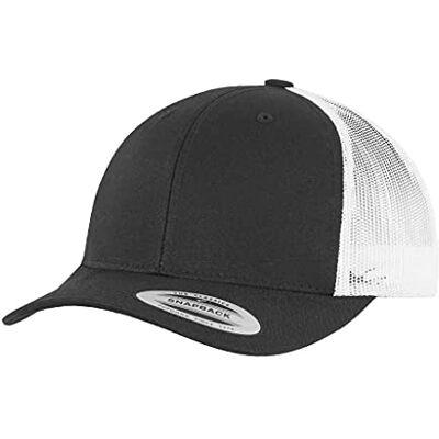 Flexfit Gorra de béisbol Unisex, Negro y Blanco, Talla única Flexfit Gorra de béisbol Unisex, Negro y Blanco, Talla única