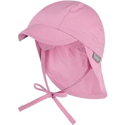 Sterntaler Gorra Unisex con protección para el Cuello con Orejeras y Cinta para Atar, Rosa Perla, 45 Sterntaler Gorra Unisex con protección para el Cuello con Orejeras y Cinta para Atar, Rosa Perla, 45