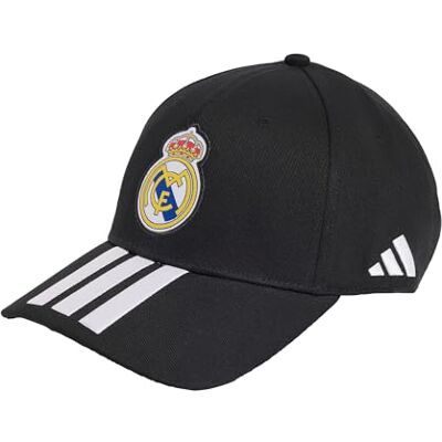 Adidas Unisex Adulto Real Madrid Hat, Black/White, M-L Adidas Unisex Adulto Real Madrid Hat, Black/White, M-L