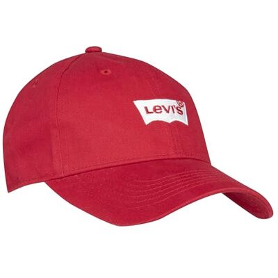 Levi's LAN Core Batwing Curve Brimcap, Gorra Niños, Rojo (Ají Picante), 8/20 Levi's LAN Core Batwing Curve Brimcap, Gorra Niños, Rojo (Ají Picante), 8/20