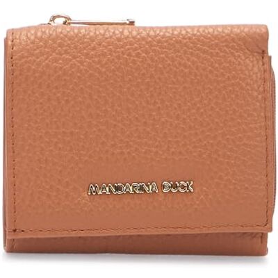 Mandarina Duck Mellow Leather Wallet, Accesorio de Viaje-Billetera Mujeres, Pecan Nut, Talla única Mandarina Duck Mellow Leather Wallet, Accesorio de Viaje-Billetera Mujeres, Pecan Nut, Talla única