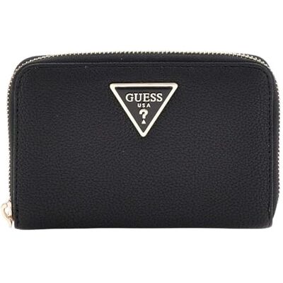 GUESS Laurel SLG Medium Zip Around Women Black Size One Size GUESS Laurel SLG Medium Zip Around Women Black Size One Size