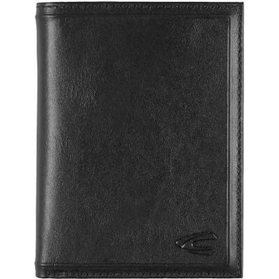 camel active Cartera Wood para Hombre, de Gran Formato, tamaño Mediano, Negra camel active Cartera Wood para Hombre, de Gran Formato, tamaño Mediano, Negra