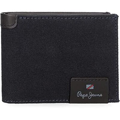 Pepe Jeans Hilltop Cartera horizontal con monedero Azul 11x8x1 cms Piel Pepe Jeans Hilltop Cartera horizontal con monedero Azul 11x8x1 cms Piel