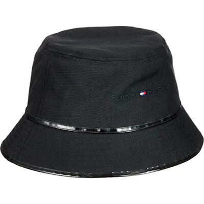 Tommy Hilfiger Hombre Gorro de Pescador TH Cordura Bucket Hat, Negro (Black), Talla Única Tommy Hilfiger Hombre Gorro de Pescador TH Cordura Bucket Hat, Negro (Black), Talla Única