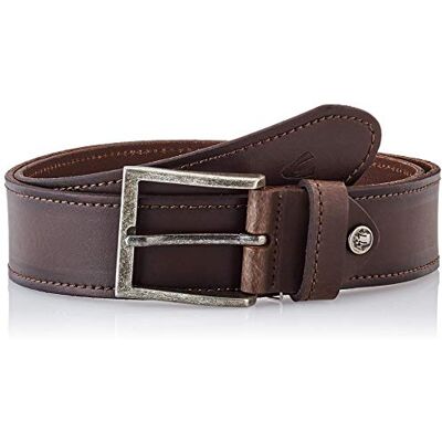 camel active Guertel-leder, Cinturón para Hombre, Marrón (Brown 20), 110 (Talla del fabricante: Small) camel active Guertel-leder, Cinturón para Hombre, Marrón (Brown 20), 110 (Talla del fabricante: Small)