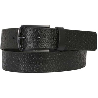 HUGO Gurth-Mono_sz35 Cinturón, 001negro, 110 cm Hombres HUGO Gurth-Mono_sz35 Cinturón, 001negro, 110 cm Hombres
