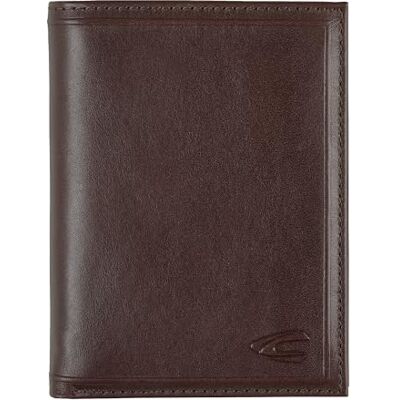 camel active Cartera Wood para Hombre, de Gran Formato, Color marrón Medio camel active Cartera Wood para Hombre, de Gran Formato, Color marrón Medio