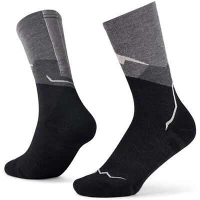 Buff Calcetines LW Merino Wool Crew Ligeros, Senderismo, Resistencia Natural, Comodidad, Acolchado Hombre Mujer S Grigio Buff Calcetines LW Merino Wool Crew Ligeros, Senderismo, Resistencia Natural, Comodidad, Acolchado Hombre Mujer S Grigio