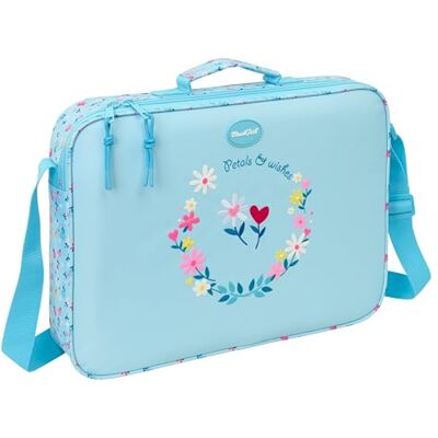 Safta BLACKFIT8 PÉTALOS Cartera Extraescolares, Maletín Portatodo, Bandolera, Cómoda y Versátil, Calidad y Resistencia, 38x6x28 cm Safta BLACKFIT8 PÉTALOS Cartera Extraescolares, Maletín Portatodo, Bandolera, Cómoda y Versátil, Calidad y Resistencia, 38x6x28 cm