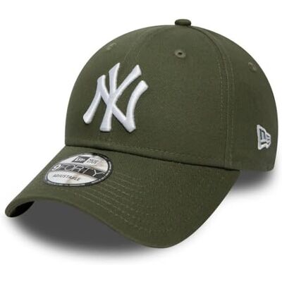New Era New York Yankees MLB League Essential Verde Oliva 9Forty Gorra Ajustable para Niños New Era New York Yankees MLB League Essential Verde Oliva 9Forty Gorra Ajustable para Niños