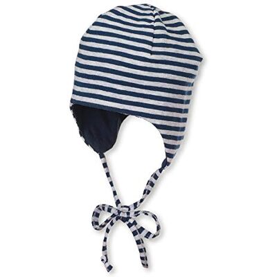 Sterntaler Bonnet Reversible Gorro de Punto, Azul (Marine 300), X-Large (Talla del Fabricante: 47) para Bebés Sombrero, Bebé-Niños, Azul (Marine 300), 47 (Tamaño del Fabricante:47) Sterntaler Bonnet Reversible Gorro de Punto, Azul (Marine 300), X-Large (Talla del Fabricante: 47) para Bebés Sombrero, Bebé-Niños, Azul (Marine 300), 47 (Tamaño del Fabricante:47)