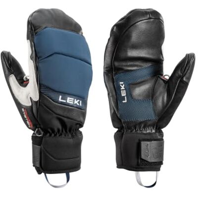Leki Griffin Base 3D Mitt Guantes para Hombre, Color Negro y Azul Marino, Talla 10 Leki Griffin Base 3D Mitt Guantes para Hombre, Color Negro y Azul Marino, Talla 10