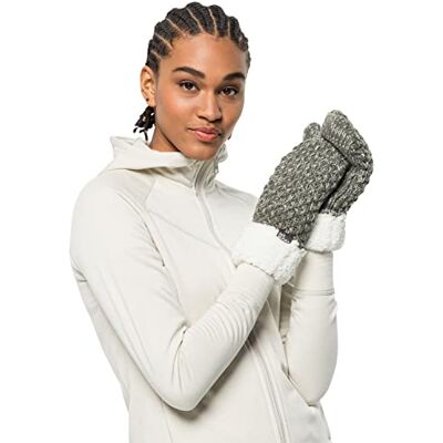 Jack Wolfskin Highloft Knit Mitten Women Guantes, Mujeres, Verde Oliva, Small Jack Wolfskin Highloft Knit Mitten Women Guantes, Mujeres, Verde Oliva, Small