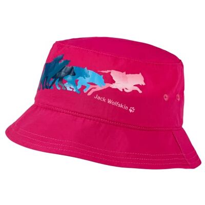 Jack Wolfskin Sombrero de Sol Unisex Supplex at Home Bucket para niños, Violeta orquídea, M Jack Wolfskin Sombrero de Sol Unisex Supplex at Home Bucket para niños, Violeta orquídea, M