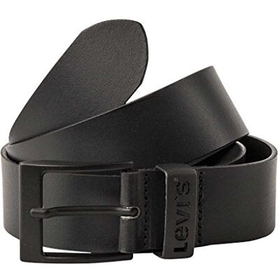 Levi's Ashland Metal, Cinturón Unisex adulto, Negro (Regular Black), 85 Levi's Ashland Metal, Cinturón Unisex adulto, Negro (Regular Black), 85
