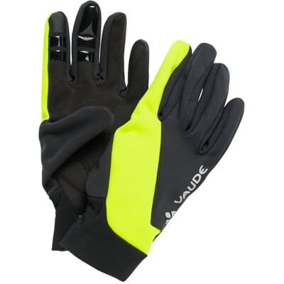 VAUDE Guantes marca modelo Kuro Warm Gloves, neon yellow, 12 VAUDE Guantes marca modelo Kuro Warm Gloves, neon yellow, 12