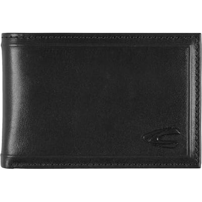 camel active Cartera Wood Landscape Small para Hombre, Negra camel active Cartera Wood Landscape Small para Hombre, Negra