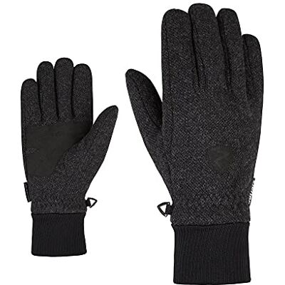 Ziener Gloves Ildo Guantes Multisport, Hombre, Dark Melange, 7 Ziener Gloves Ildo Guantes Multisport, Hombre, Dark Melange, 7