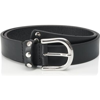 HUGO Nora-Studs_Sz30, cinturón Mujer, Black1, 80 HUGO Nora-Studs_Sz30, cinturón Mujer, Black1, 80
