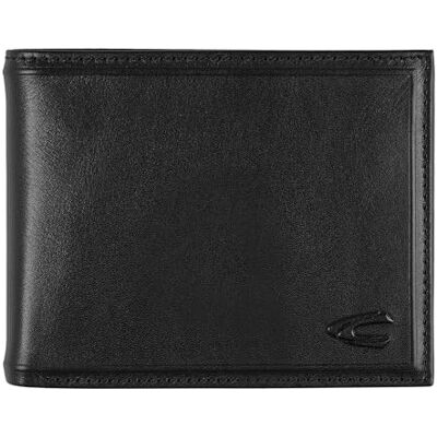 camel active Cartera Wood Landscape para Hombre, tamaño Mediano, Negra camel active Cartera Wood Landscape para Hombre, tamaño Mediano, Negra