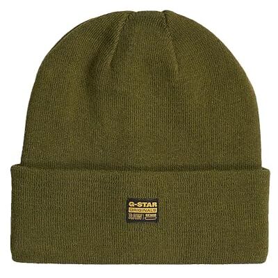 G-STAR Effo Long Beanie, Dark Olive -E149-C744, Talla única G-STAR Effo Long Beanie, Dark Olive -E149-C744, Talla única