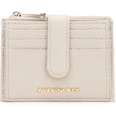 Mandarina Duck Mellow Leather Wallet, Accesorio de Viaje-Billetera Mujeres, Cocoon, Talla única Mandarina Duck Mellow Leather Wallet, Accesorio de Viaje-Billetera Mujeres, Cocoon, Talla única