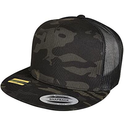 Flexfit Multicam Trucker Cap Gorra de béisbol, Mujer, Black, Talla única Flexfit Multicam Trucker Cap Gorra de béisbol, Mujer, Black, Talla única