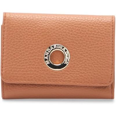 Mandarina Duck Mellow Leather Wallet, Accesorio de Viaje-Billetera Mujeres, Pecan Nut, Talla única Mandarina Duck Mellow Leather Wallet, Accesorio de Viaje-Billetera Mujeres, Pecan Nut, Talla única
