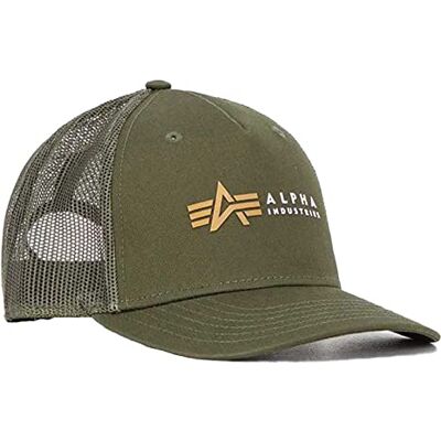 Alpha Label Trucker Gorra Unisex, Verde Oscuro, Talla única Alpha Label Trucker Gorra Unisex, Verde Oscuro, Talla única