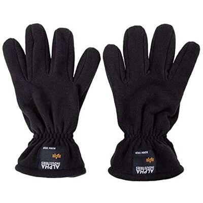Alpha Label Fleece Gloves 03-black talla S/M Alpha Label Fleece Gloves 03-black talla S/M