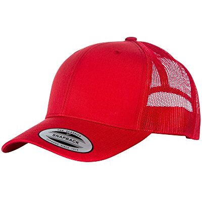 Flexfit -RetroTrucker Gorra de béisbol Unisex adulto, Rojo (red), Talla única Flexfit -RetroTrucker Gorra de béisbol Unisex adulto, Rojo (red), Talla única