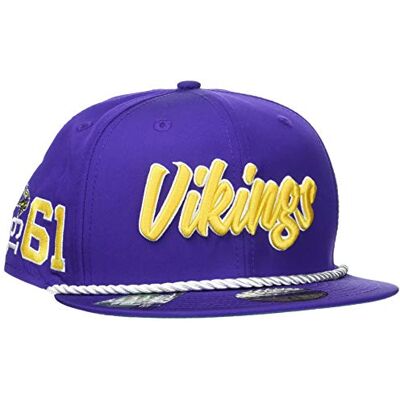 New Era Minnesota Vikings Official NFL Sideline Home 59Fifty Fitted Cap Gorra para Hombre, Med Amarillo, 36 New Era Minnesota Vikings Official NFL Sideline Home 59Fifty Fitted Cap Gorra para Hombre, Med Amarillo, 36