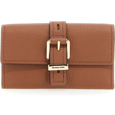 Michael Kors MD Flap Trifold Wallet Women Luggage Size One Size Michael Kors MD Flap Trifold Wallet Women Luggage Size One Size