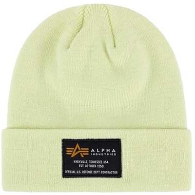 Alpha Gorro Unisex Crew Arctic Lime, Talla única, Amarillo Alpha Gorro Unisex Crew Arctic Lime, Talla única, Amarillo