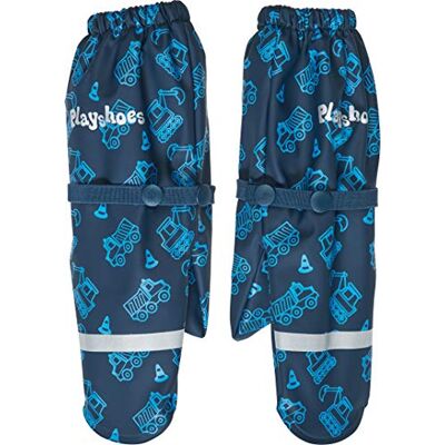 Playshoes Matschhandschuh Mit Fleece-futter Baustelle, Guantes Niños, Azul (Marine 11), 1 Playshoes Matschhandschuh Mit Fleece-futter Baustelle, Guantes Niños, Azul (Marine 11), 1