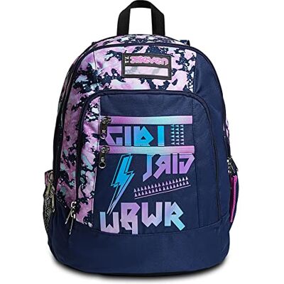Mochila Drawingpin Girl de Seven - Doble compartimento con USB - Vuelta al cole Mochila Drawingpin Girl de Seven - Doble compartimento con USB - Vuelta al cole