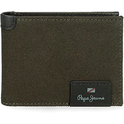 Pepe Jeans Hilltop Cartera horizontal con monedero Verde 11,5x8x1 cms Piel Pepe Jeans Hilltop Cartera horizontal con monedero Verde 11,5x8x1 cms Piel