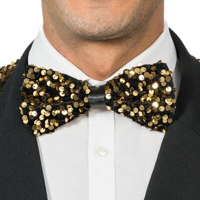 Chaks Pajarita de lentejuelas, accesorio brillante para Nochevieja Chaks Pajarita de lentejuelas, accesorio brillante para Nochevieja