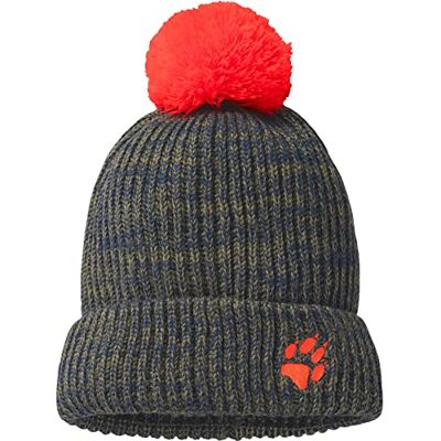 Jack Wolfskin Sombrero de Invierno Unisex para niños, Color Azul Oscuro, Talla M Jack Wolfskin Sombrero de Invierno Unisex para niños, Color Azul Oscuro, Talla M